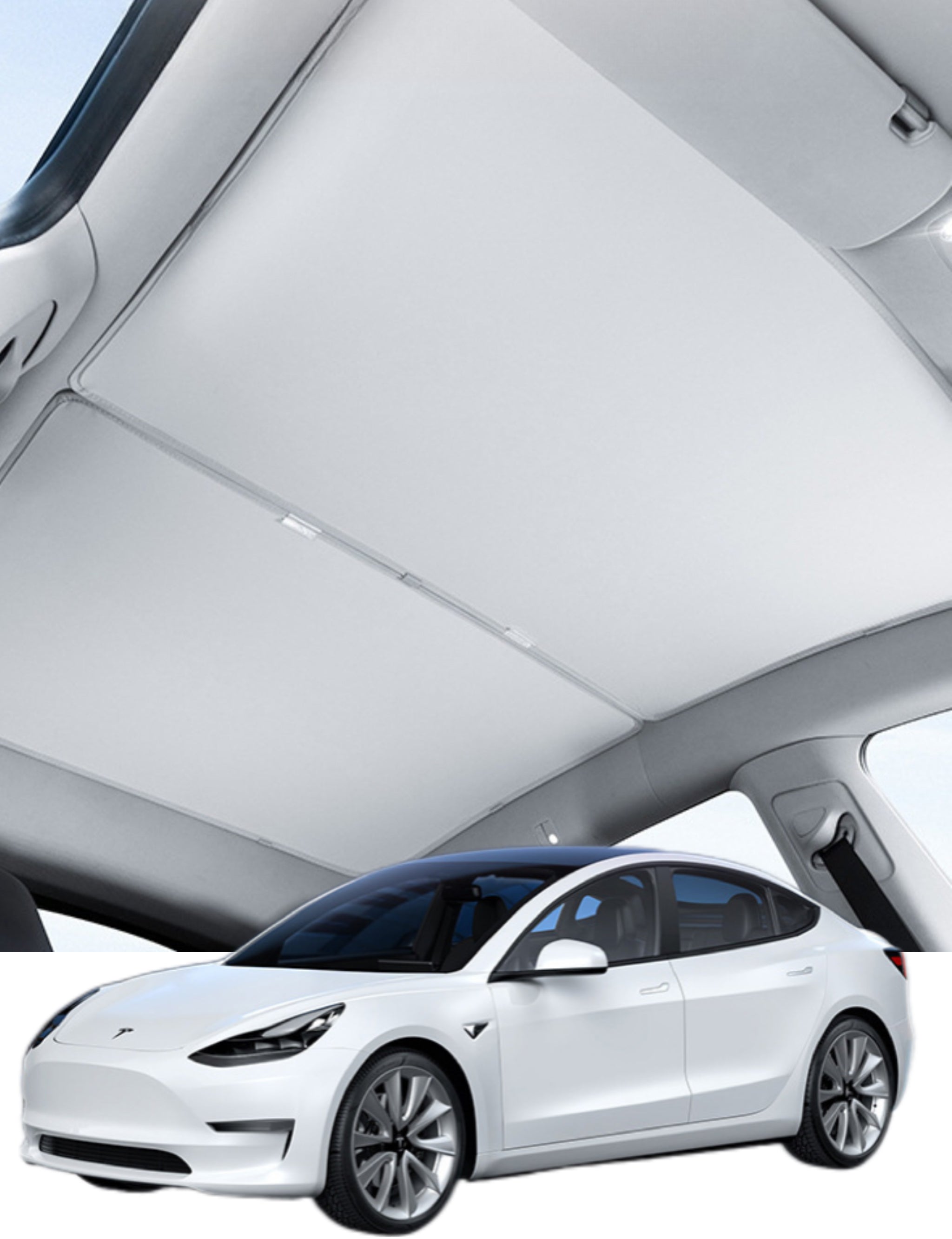 Tesla Model Y 2020-2024 Glass Roof Sunshade – Premium All-Weather Protection