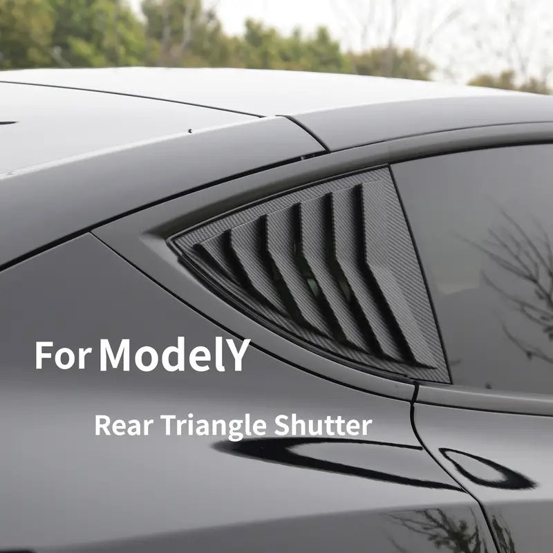 Tesla Model Y 2019-2024 Rear Triangular Window Sunshade – 2-Piece Set