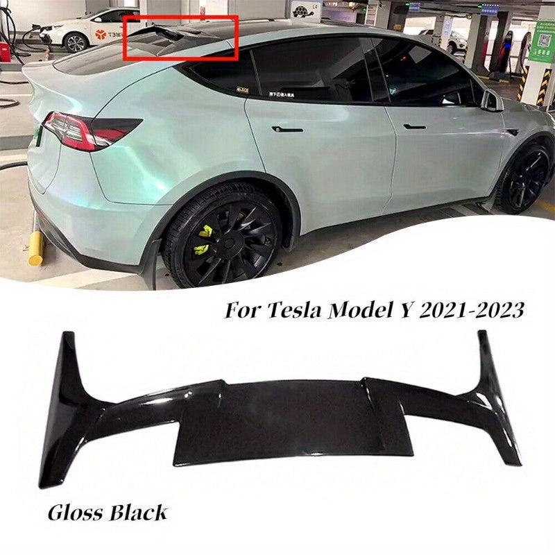 2021-2023 Tesla Model Y Glossy Black Rear Trunk Roof Spoiler