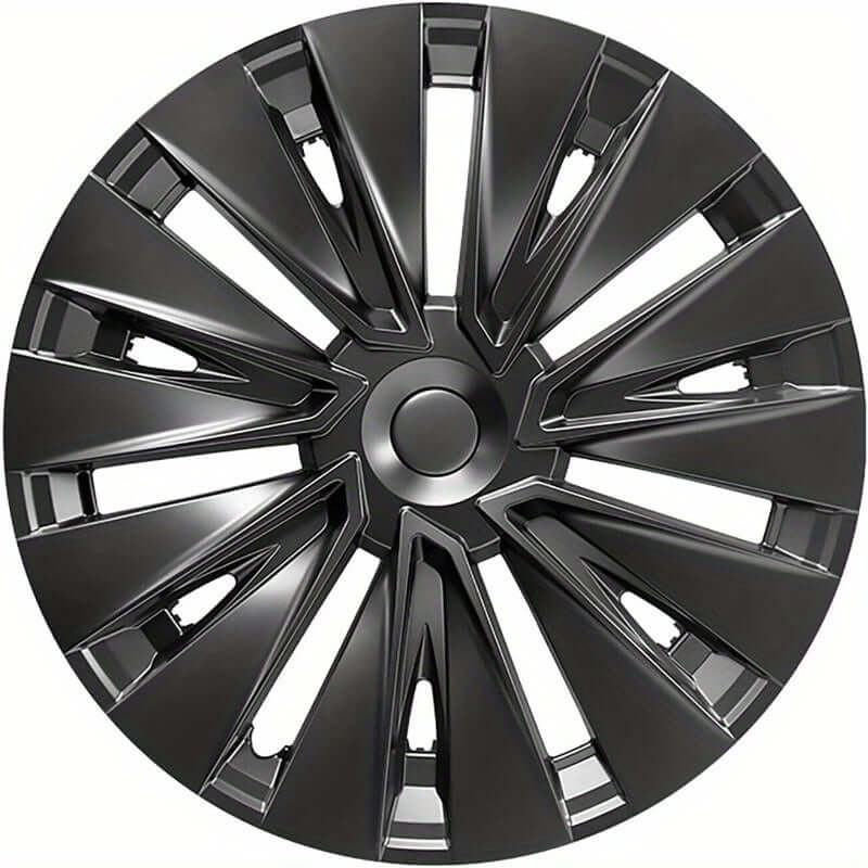 Tesla Model Y 19" Turbine Hub Caps 2020-2024 | 4-Pack Wheel Covers, Anti-Scratch & OEM Style