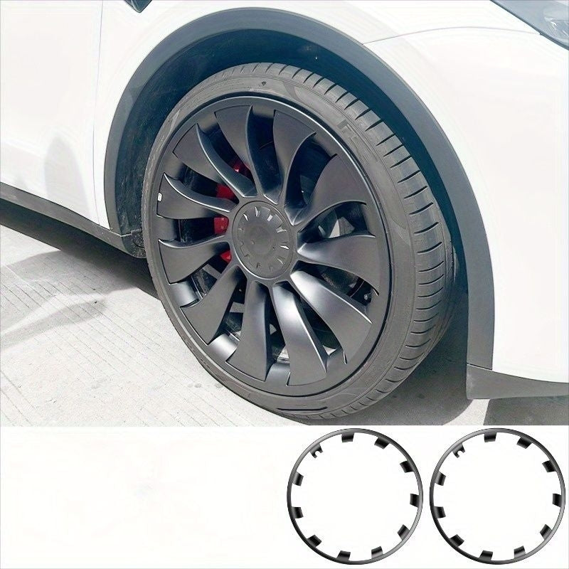 2020-2024 Tesla Model Y 21" Full Edge Wheel Covers – Enhanced Aesthetics & Scratch-Resistant Protection