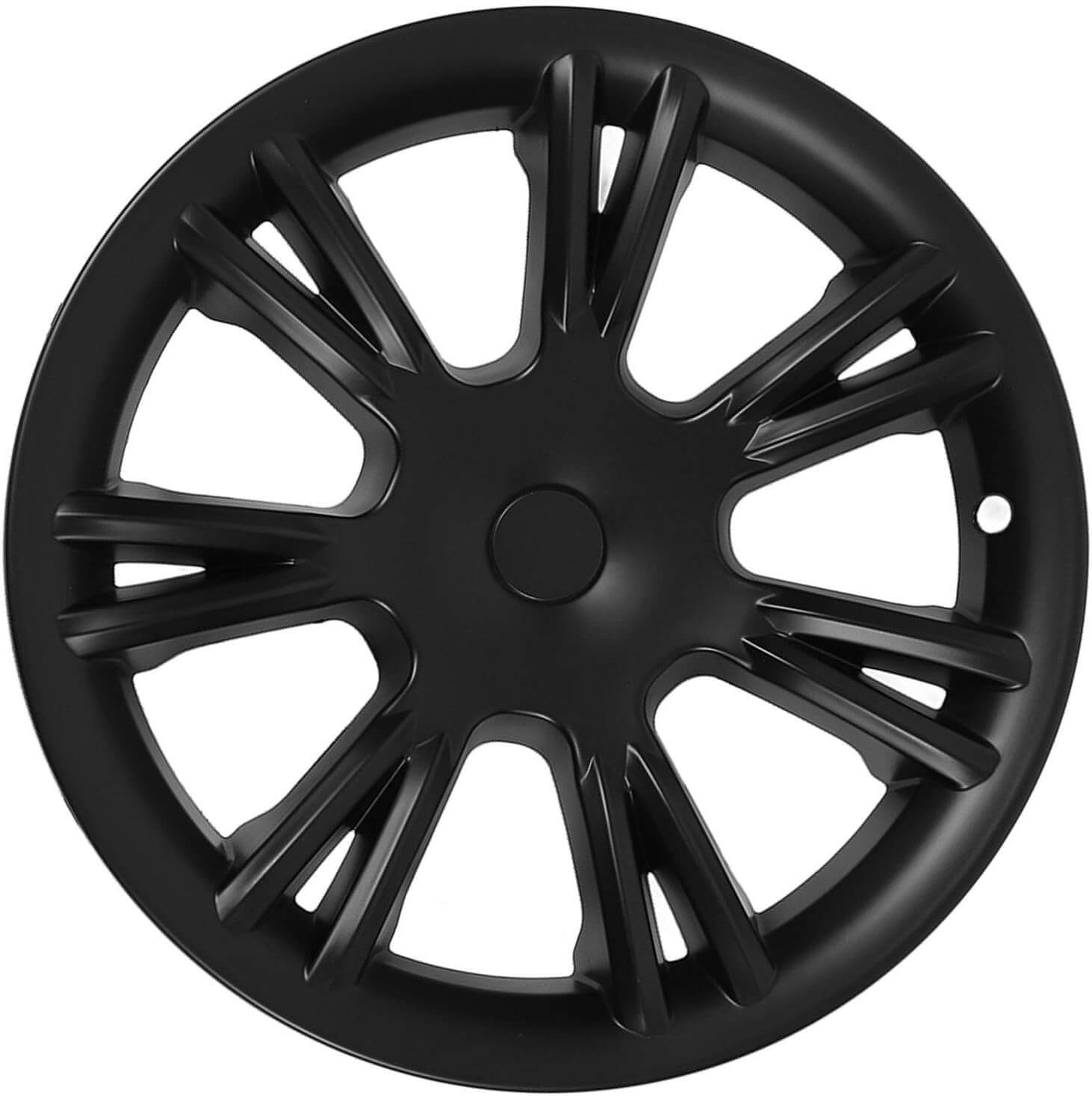 Matte Black Waterproof Hubcaps (4-Piece) - Fit 2020-2023 Vehicles