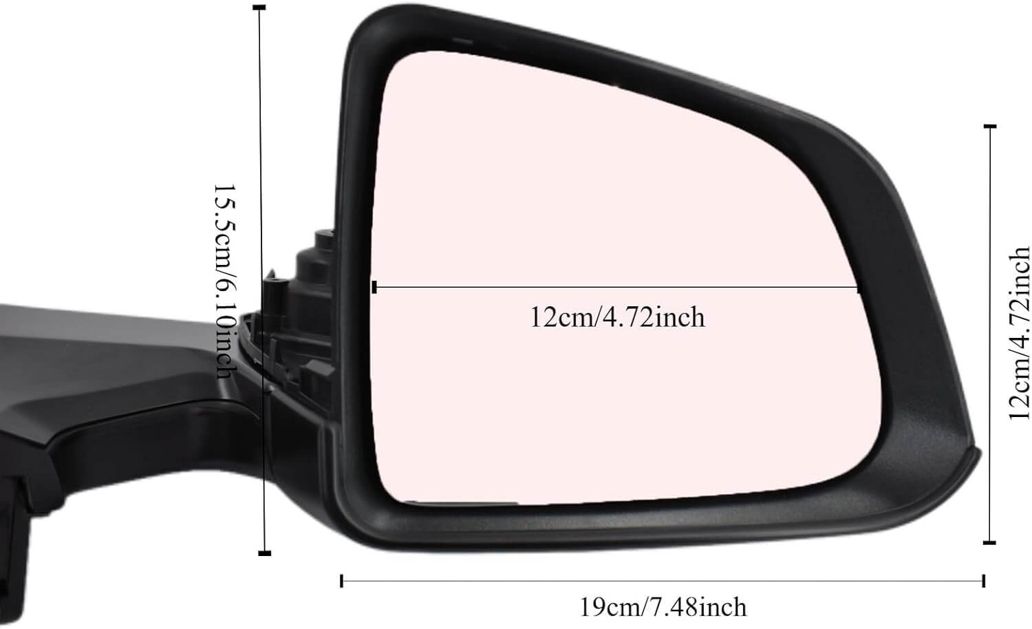 Tesla Model Y Side Mirrors (2021-2024) | Power-Adjustable Heated Auto-Folding with Memory Function