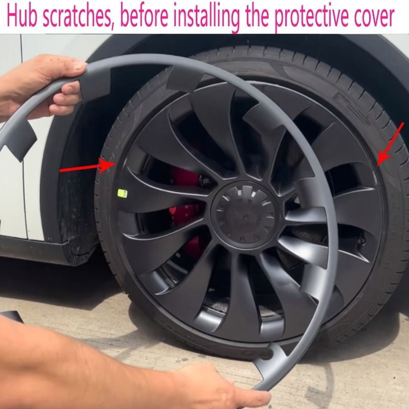 2020-2024 Tesla Model Y 21" Full Edge Wheel Covers – Enhanced Aesthetics & Scratch-Resistant Protection