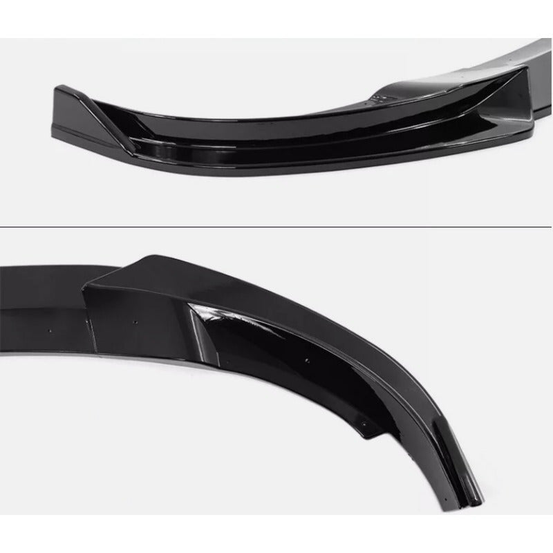 Tesla Model Y 2020-2024 Front Bumper Lip Spoiler - Polished ABS