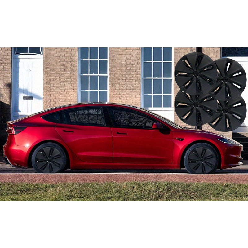 Tesla Model 3 2024 Highland 18" Photon Wheel Cover Hubcaps Replacement Kit