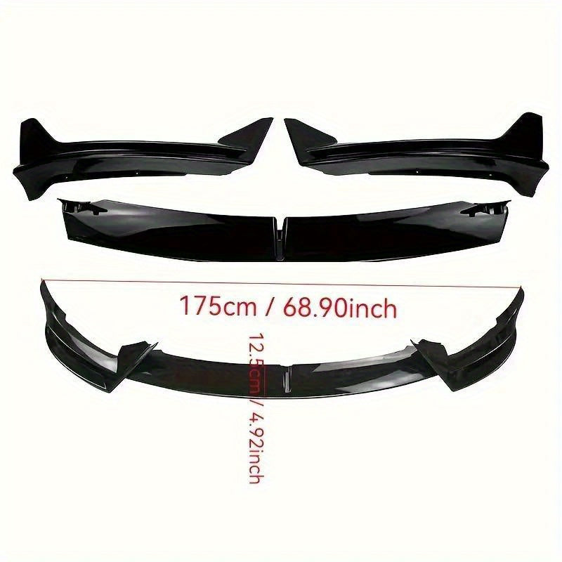 2020-2024 Tesla Model Y Front Bumper Lip Spoiler Splitter, AD Style ABS