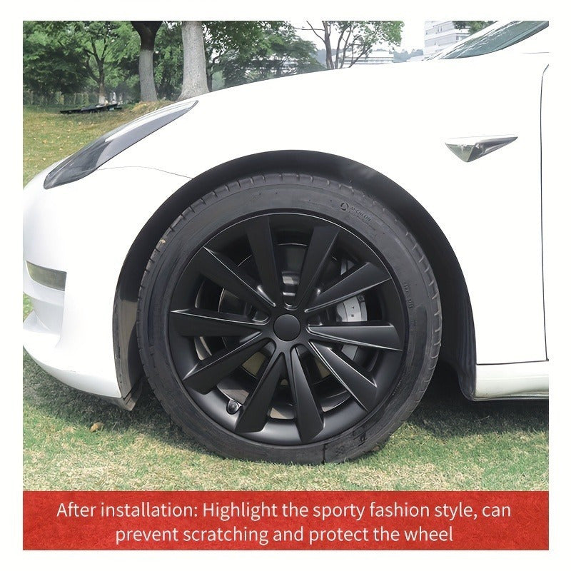 Tesla Model 3 18" Blade Wheel Covers – Full Rim Hubcaps (2017-2023)